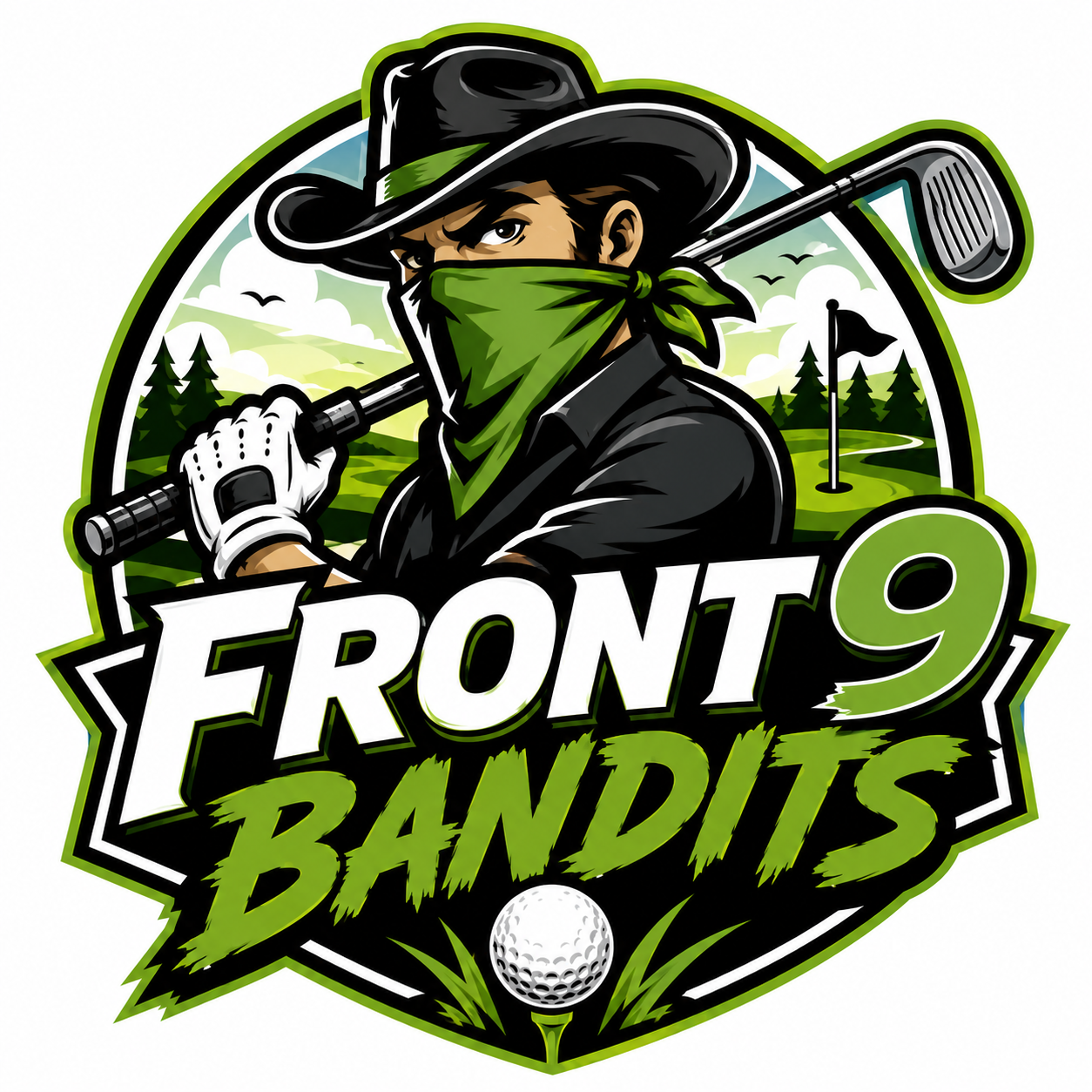 Front 9 Bandits logo
