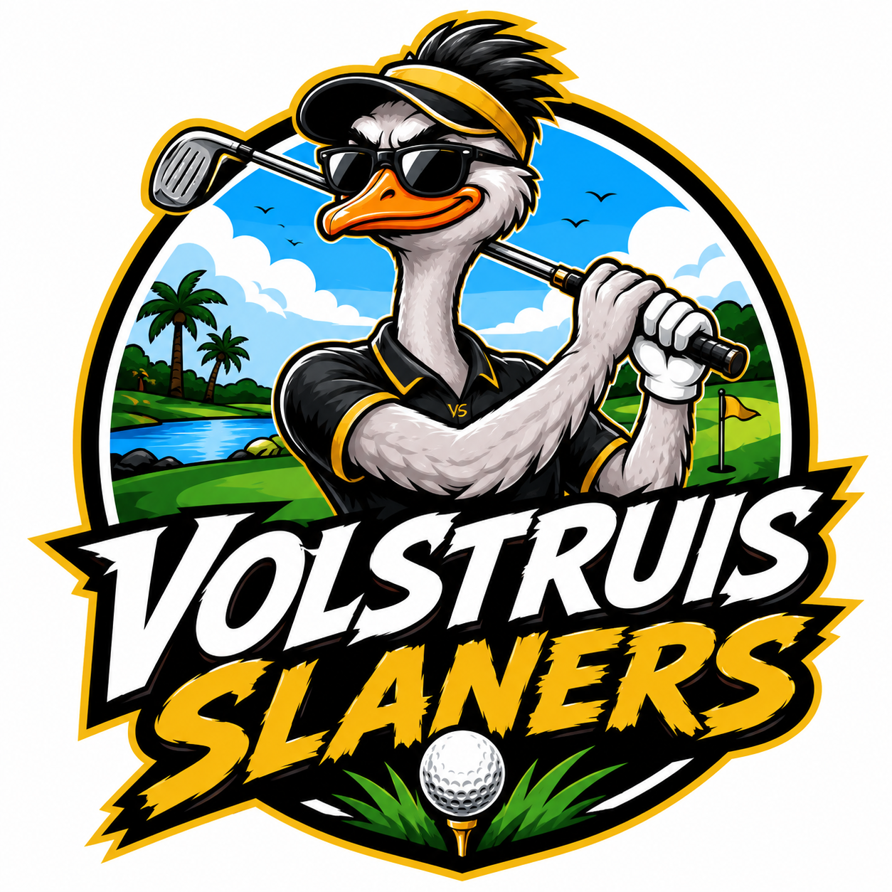 Volstruis Slaners logo